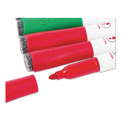 UBR3980U0012 - U Brands Medium Point Low-Odor Dry-Erase Markers with Erasers