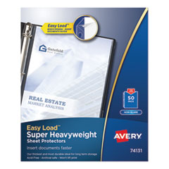 AVE74131 - Avery® Heavyweight and Super Heavyweight Easy Load Non-Glare Sheet Protector
