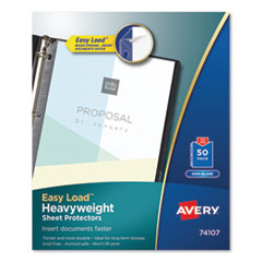 AVE74107 - Avery® Heavyweight and Super Heavyweight Easy Load Non-Glare Sheet Protector