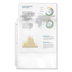 AVE75537 - Avery® Recycled Economy Weight Clear and Semi Clear Sheet Protector
