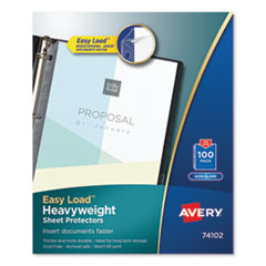AVE74102 - Avery® Heavyweight and Super Heavyweight Easy Load Non-Glare Sheet Protector