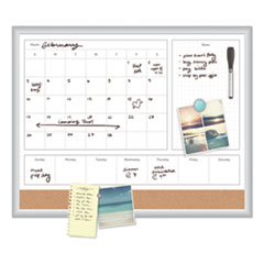 UBR3890U0001 - U Brands 4N1 Magnetic Dry Erase Combo Board
