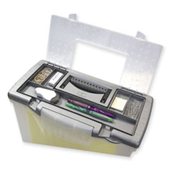 STX61511U01C - Storex Portable Letter/Legal Filebox with Organizer Lid