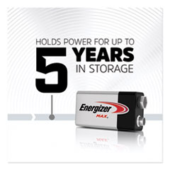 EVE522BP2 - Energizer® MAX® Alkaline 9V Batteries