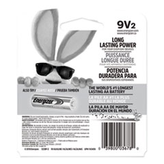EVE522BP2 - Energizer® MAX® Alkaline 9V Batteries