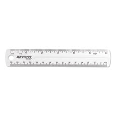 ACM45016 - Westcott® Transparent Shatter-Resistant Plastic Ruler