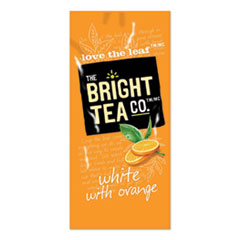 Flavia Tea Freshpack Pods, White with Orange, 0.05 oz, 100/Carton