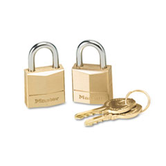 MLK120T - Master Lock® Twin Brass 3-Pin Tumbler Lock