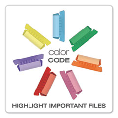 PFX42RED - Pendaflex® Transparent Colored Tabs For Hanging File Folders