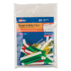 AVE16239 - Avery® Insertable Index Tabs with Printable Inserts