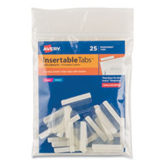 AVE16221 - Avery® Insertable Index Tabs with Printable Inserts