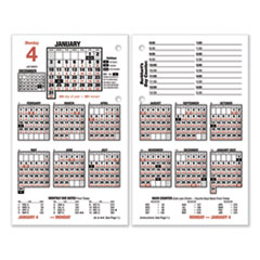 AAGE71250 - AT-A-GLANCE® Burkhart's Day Counter® Desk Calendar Refill
