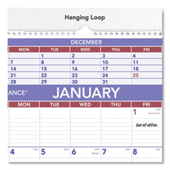 AAGPM628 - AT-A-GLANCE® Three-Month Wall Calendar