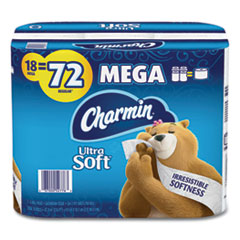 PGC01450 - Charmin® Ultra Soft Bathroom Tissue, Mega Roll, Septic Safe 2-Ply