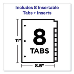 AVE11907 - Avery® Insertable Big Tab™ Plastic Pocket Dividers