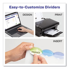AVE11200 - Avery® Insertable Style Edge™ Tab Plastic Dividers