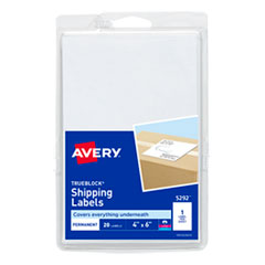 AVE5292 - Avery® 4 x 6 Shipping Labels with TrueBlock® Technology