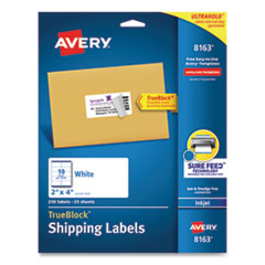 AVE8163 - Avery® Shipping Labels with TrueBlock® Technology