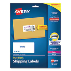 AVE18163 - Avery® Shipping Labels with TrueBlock® Technology