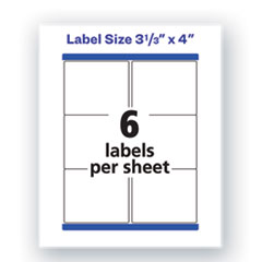 AVE5524 - Avery® Waterproof Mailing Labels with TrueBlock® Technology