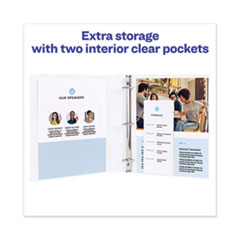 AVE79767 - Avery® Heavy-Duty View Binder with DuraHinge® and One Touch Slant Rings