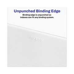 AVE01388 - Avery® Legal Index Divider, Exhibit Alpha Letter, Avery® Style