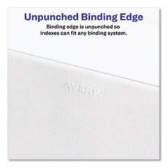 AVE11948 - Avery® Legal Index Divider, Exhibit Alpha Letter, Avery® Style