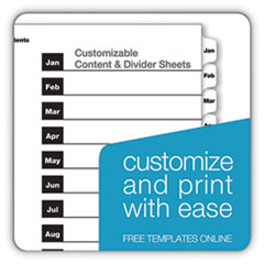 CRD60313 - Cardinal® OneStep® Printable Table of Contents and Dividers