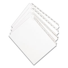 AVE82200 - Avery® Preprinted Legal Exhibit Index Tab Dividers with Black and White Tabs