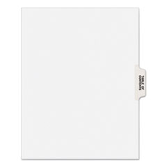 AVE11910 - Avery® Preprinted Legal Exhibit Index Tab Dividers with Black and White Tabs