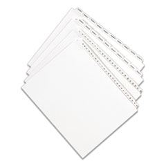 AVE82105 - Avery® Preprinted Legal Exhibit Index Tab Dividers with Black and White Tabs