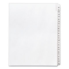 AVE01702 - Avery® Preprinted Legal Exhibit Index Tab Dividers with Black and White Tabs