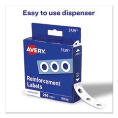 AVE05729 - Avery® Binder Hole Reinforcements in Dispenser