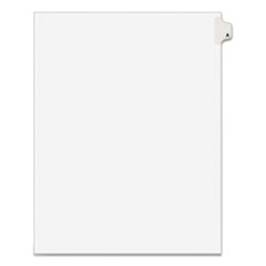 AVE01401 - Avery® Preprinted Legal Exhibit Index Tab Dividers with Black and White Tabs