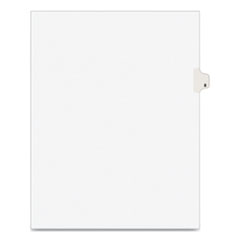AVE11918 - Avery® Preprinted Legal Exhibit Index Tab Dividers with Black and White Tabs