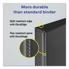 AVE17041 - Avery® Durable View Binder with DuraHinge® and Slant Rings