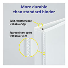 AVE09801 - Avery® Durable View Binder with DuraHinge® and EZD® Rings