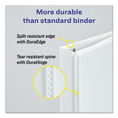 AVE09501 - Avery® Durable View Binder with DuraHinge® and EZD® Rings