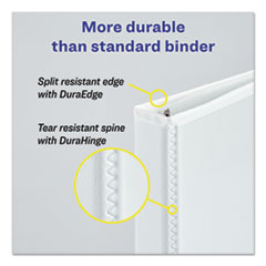 AVE17042 - Avery® Durable View Binder with DuraHinge® and Slant Rings