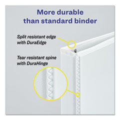 AVE17032 - Avery® Durable View Binder with DuraHinge® and Slant Rings