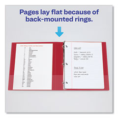 AVE27203 - Avery® Durable Non-View Binder with DuraHinge® and Slant Rings