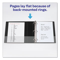 AVE27550 - Avery® Durable Non-View Binder with DuraHinge® and Slant Rings