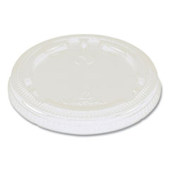 WORCPLCS9F - World Centric® PLA Lids for Fiber Cups
