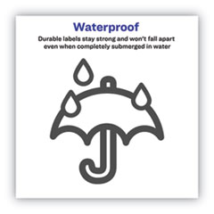 AVE5522 - Avery® Waterproof Mailing Labels with TrueBlock® Technology