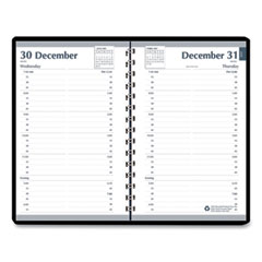 HOD28802 - House of Doolittle™ Memo Size Daily Appointment Book with 15-Minute Schedule