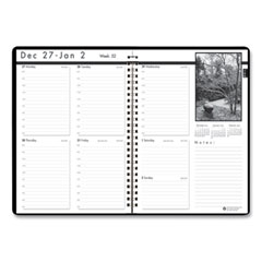 HOD217102 - House of Doolittle™ Black-on-White Photo Weekly Appointment Book