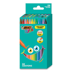 BICBKPC24AST - BIC® Kids® Coloring Crayons