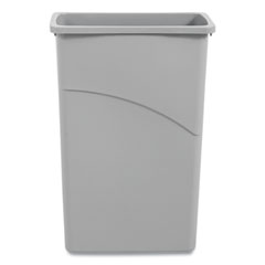 Rubbermaid 2026695 Slim Jim Under-Counter Container, 13 gal, Polyethylene, Gray