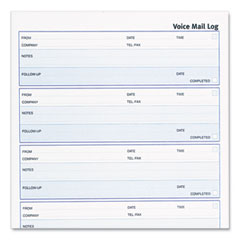 RED51114 - Rediform® Voice Mail Wirebound Log Books