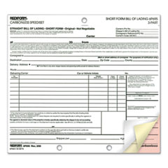 RED6P695 - Rediform® Speediset® Bill of Lading, Short Form